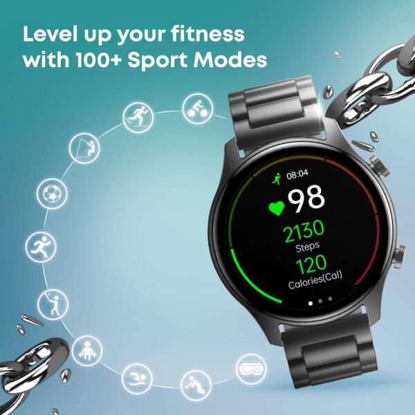 Fastrack Astor FR2 Pro 1.43" AMOLED Stainless Steel Smart - Image 3