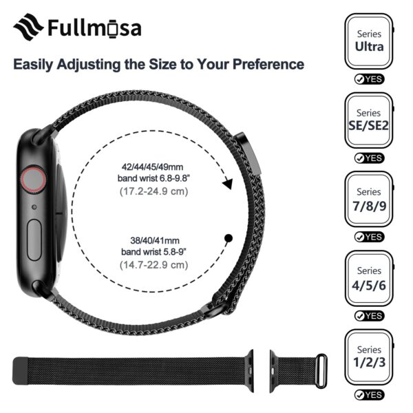 Fullmosa Compatible with Apple Watch Strap - Image 3